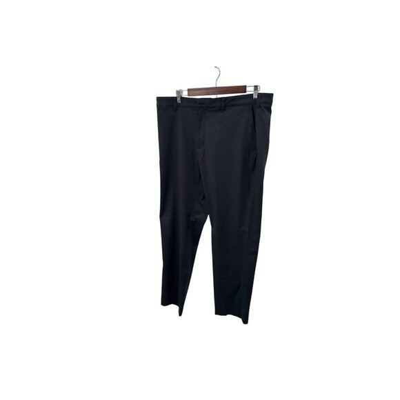 Ben Hogan Mens Golf Pants 36x30 Black Polyester Elastic Waist Machine Washable - Picture 2 of 5